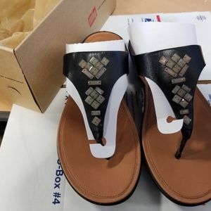 Banda leather toe thong sandal